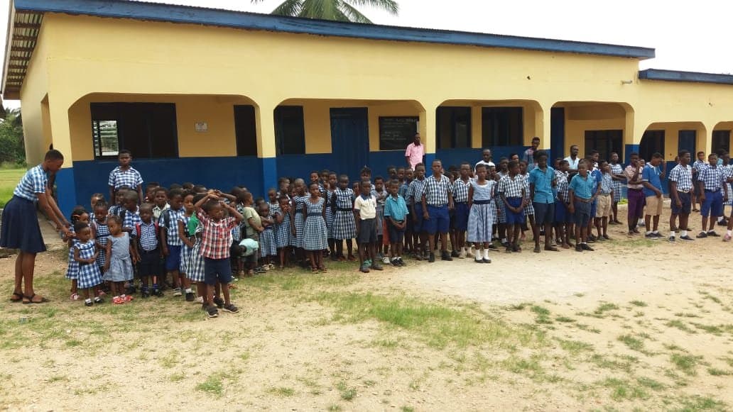 Classroom time at the home's on-site school